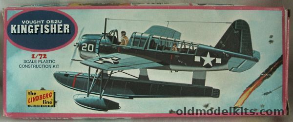 Lindberg 1/72 Vought OS2U Kingfisher - Wheels or Floats, 590 plastic model kit